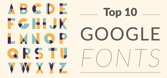 Les plus belles polices Google Fonts - TOP 10