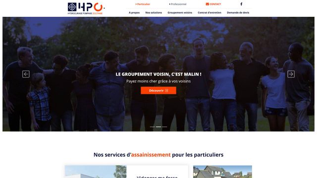 Création site web & référencement Hydrocurage Pompage Occitanie