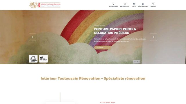 Création site Itr-platrerie - Plaquiste, peintre